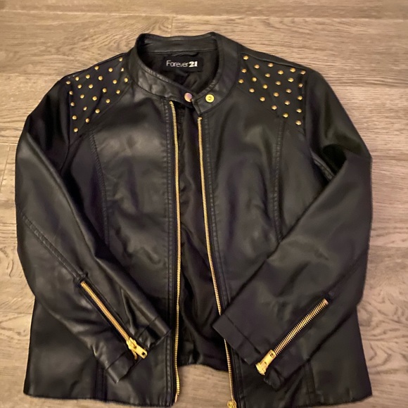 Faux leather jacket - Picture 2 of 2